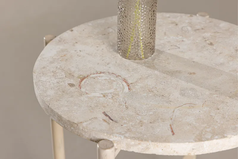 Sandhamn Sofabord 40 cm Rund - Beige - Møbler - Borde - Sofabord