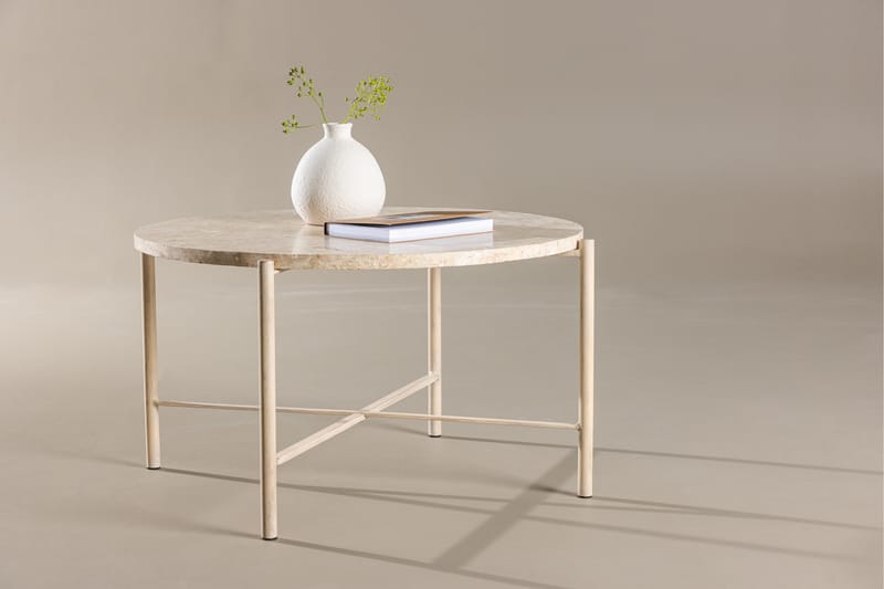 Sandhamn Sofabord 70 cm Rund - Beige - Møbler - Borde - Sofabord