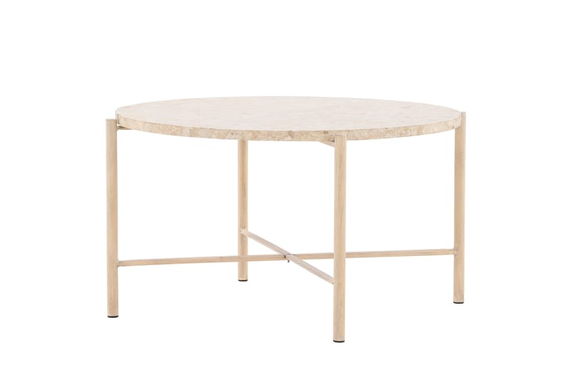 Sandhamn Sofabord 70 cm Rund - Beige - Møbler - Borde - Sofabord