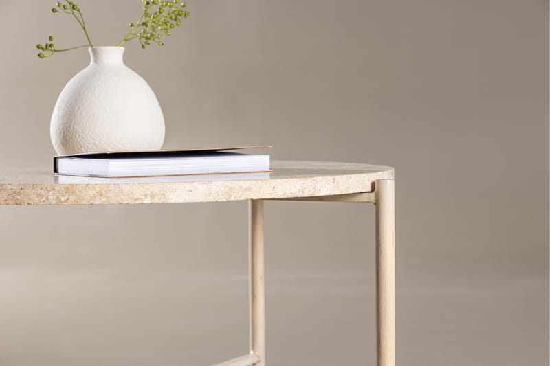 Sandhamn Sofabord 70 cm Rund - Beige - Møbler - Borde - Sofabord
