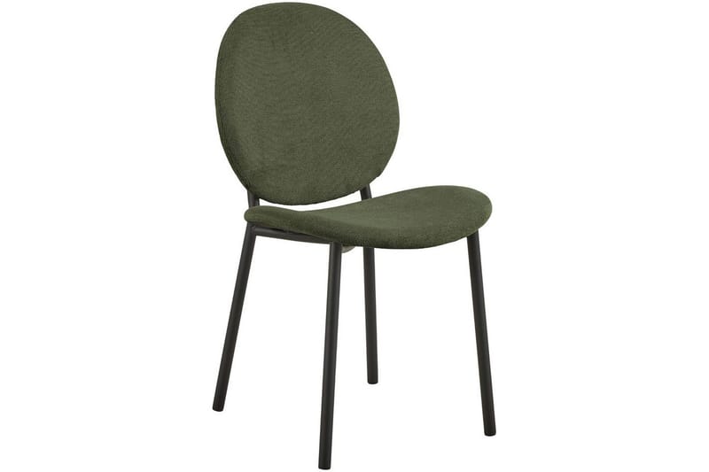 Sanjoan Spisegruppe 140 Cm + 4 Toroni Spisestuestole - Grå/Sort/Grøn - Møbler - Borde - Spisebordssæt