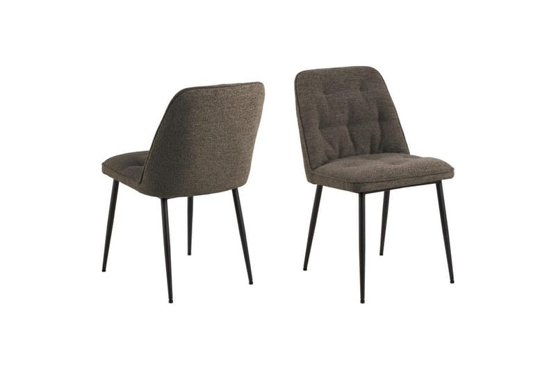 Sanjoan Spisegruppe 140 Cm + 4 Zabinka Spisestuestole - Sort/Beige/Brun - Møbler - Borde - Spisebordssæt