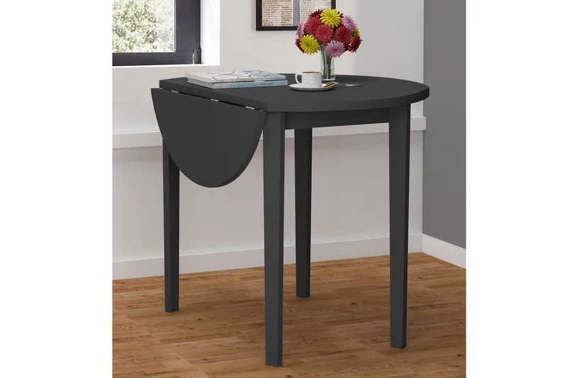 Ranso klapbord 91,5 cm rundt - sort - Møbler - Borde - Semmenfoldeligt bord