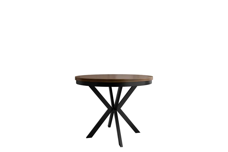 Sereth Matbord 100 cm Rund - Brun/Sort - Møbler - Borde - Spisebord og køkkenbord