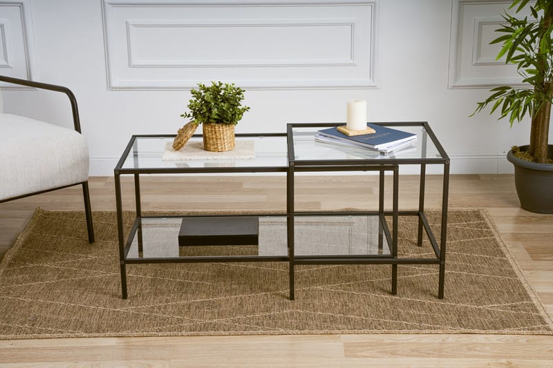 Sevay Sofabord 90 cm - Sort - Møbler - Borde - Sofabord