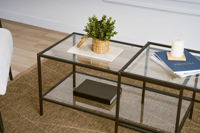Sevay Sofabord 90 cm - Sort - Møbler - Borde - Sofabord