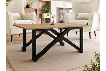 Seyloren Sofabord 100 cm - Brun/Sort - Møbler - Borde - Sofabord