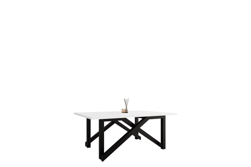 Seyloren Sofabord 100 cm - Hvid/Sort - Møbler - Borde - Sofabord
