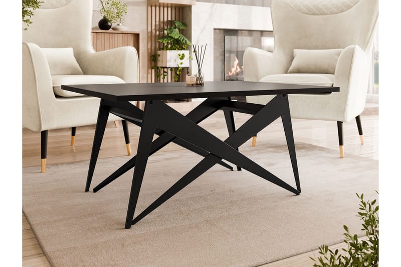 Seyloren Sofabord 90 cm - Sort - Møbler - Borde - Sofabord