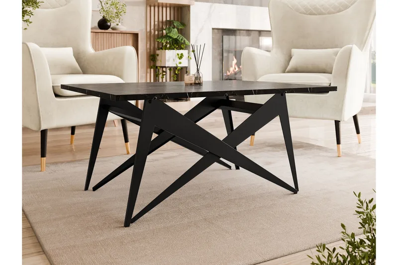 Seyloren Sofabord 90 cm - Sort - Møbler - Borde - Sofabord