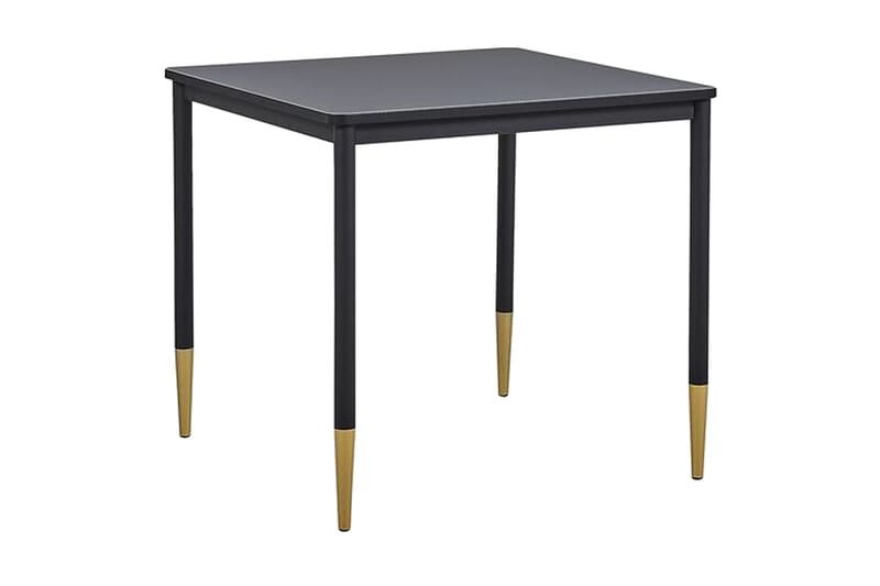 Shalford Spisebord 80 cm - Sort/Guld - Spisebord og køkkenbord