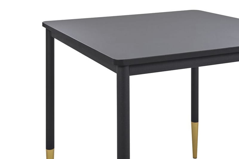 Shalford Spisebord 80 cm - Sort/Guld - Spisebord og køkkenbord