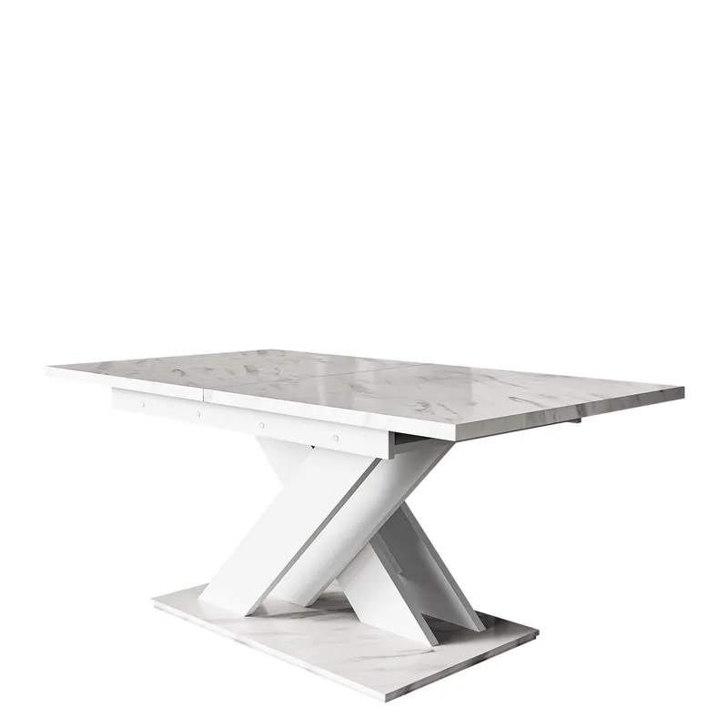 Shea Förlängningsbart Spisebord 140-180 cm Rektangulær, Hvid