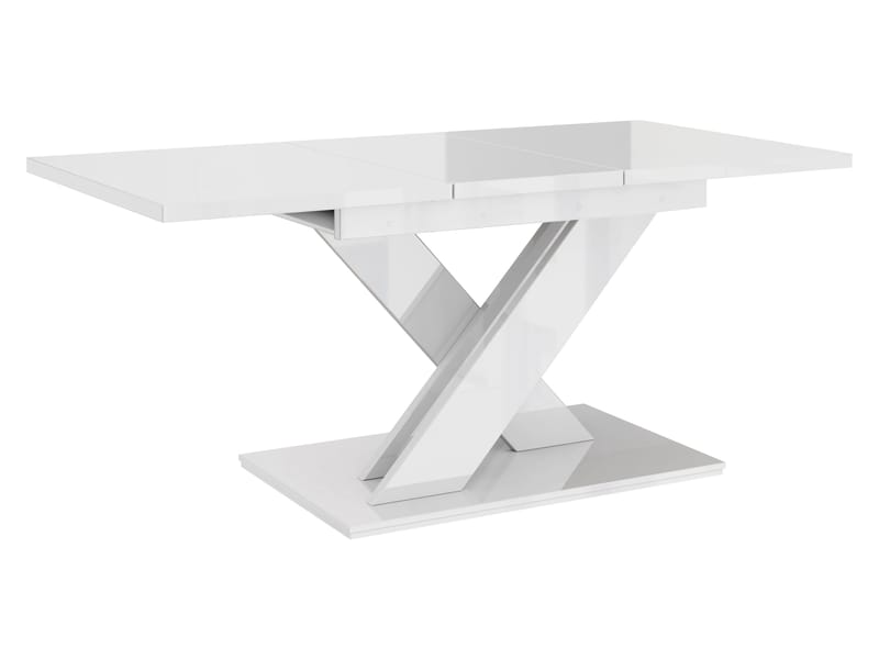 Shea Förlängningsbart Spisebord 140-180 cm Rektangulær - Hvid - Møbler - Borde - Spisebord og køkkenbord