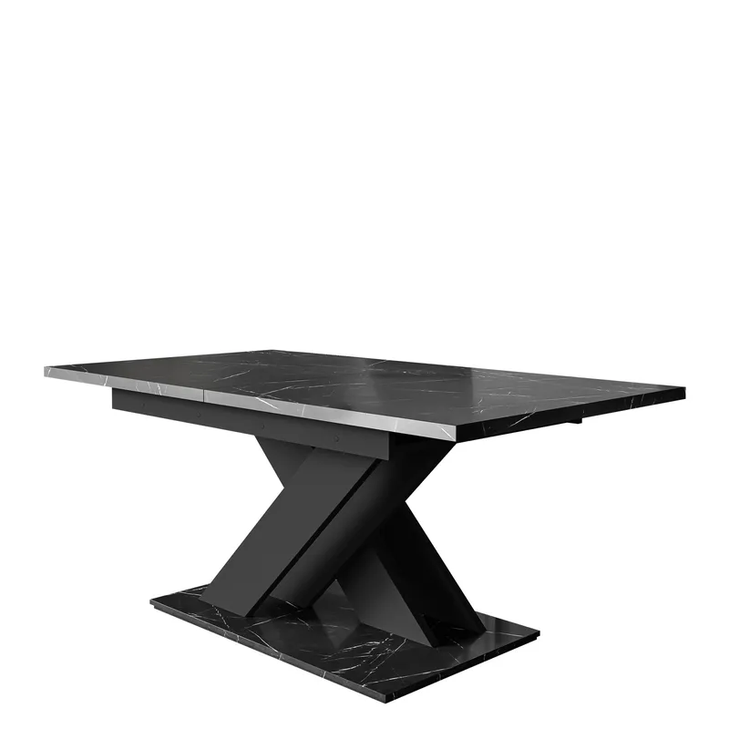 Shea Förlängningsbart Spisebord 140-180 cm Rektangulær, Sort