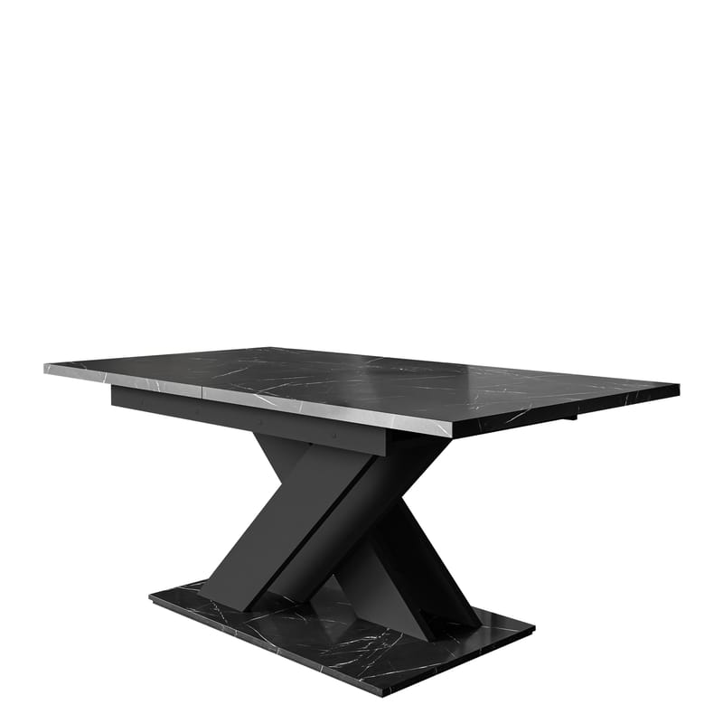 Shea Förlängningsbart Spisebord 140-180 cm Rektangulær, Sort