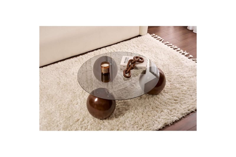 Sibas Sofabord 85 cm - Brun - Møbler - Borde - Sofabord