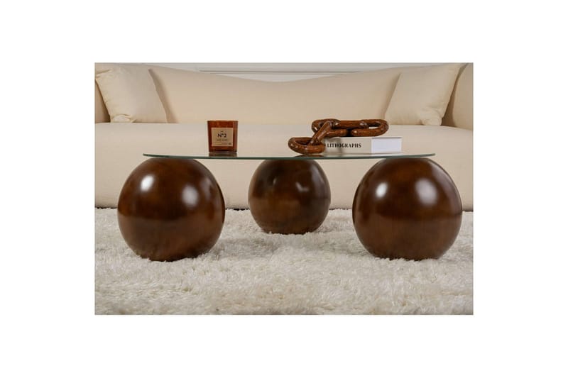 Sibas Sofabord 85 cm - Brun - Møbler - Borde - Sofabord