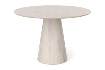 Siena Lille rundt spisebord 110 cm finér - Hvidpigmenteret - Møbler - Borde - Spisebord og køkkenbord