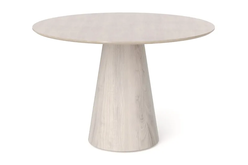 Siena Lille rundt spisebord 110 cm finér - Hvidpigmenteret - Møbler - Borde - Spisebord og køkkenbord