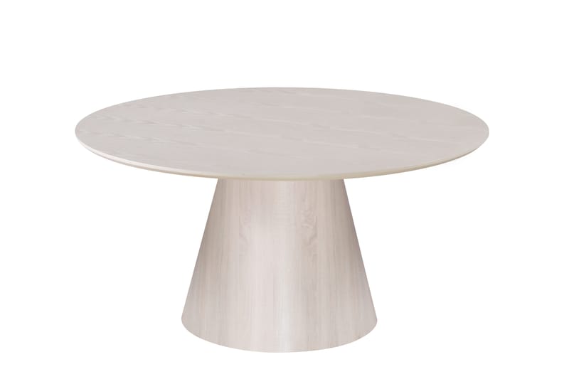 Siena Matbord Runt 150cm Whitewash, undefined