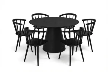 130 cm - Sortbejdset eg