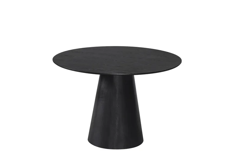 Siena Rundt Spisebord 110 cm - Sort - Møbler - Borde - Spisebord og køkkenbord