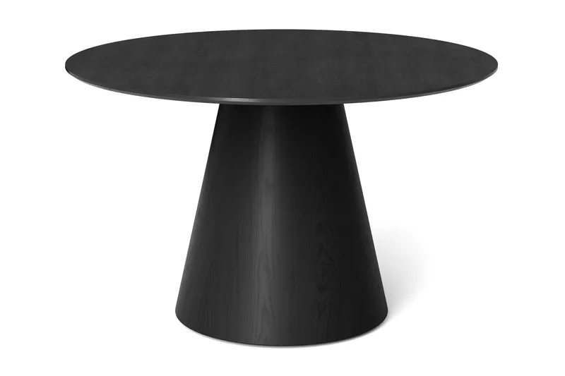 Siena Rundt Spisebord 130 cm Finer - Sort - Møbler - Borde - Spisebord og køkkenbord