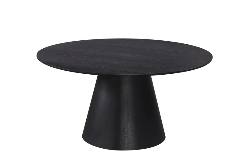 Siena Rundt Spisebord 150 cm, Sort