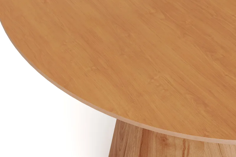 Siena Spisebord Rundt 130 cm Finér - Eg - Møbler - Borde - Spisebord og køkkenbord