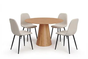 Beige/metalben sort - Eg