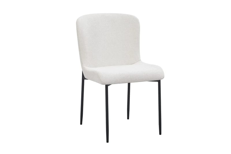 Siena Spisegruppe Rund 110 cm Røget Eg med 4 Elsie Spisestole - Røget Eg/Hvid - Møbler - Borde - Spisebordssæt