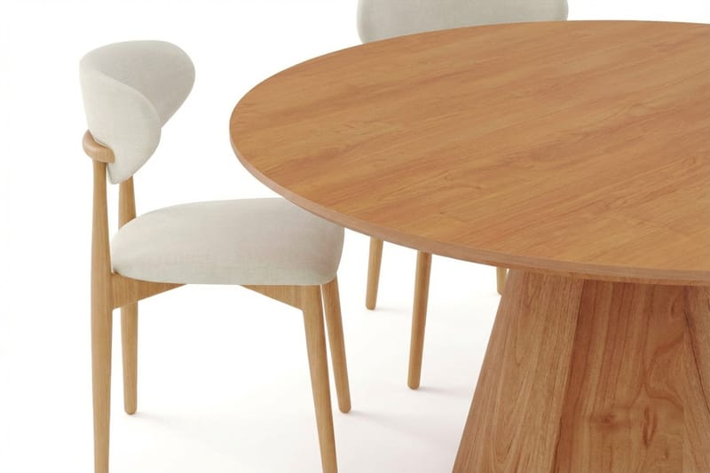 Siena spisegruppe rund 130 cm eg med 6 Molly spisestole - Eg - Møbler - Borde - Spisebordssæt