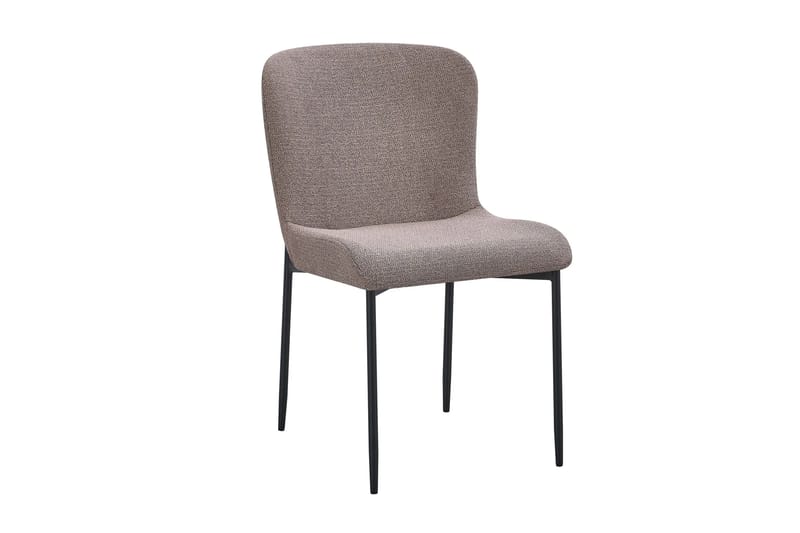 Siena Spisegruppe Rund 130 cm Valnød med 6 Elsie Spisestole - Valnød/Grå - Møbler - Borde - Spisebordssæt