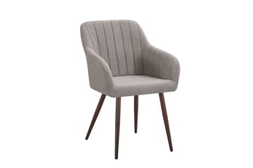 Siena spisegruppe rund 130 cm valnød med 6 Filippa spisestole - Valnød - Møbler - Borde - Spisebordssæt