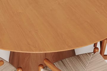 Siena spisegruppe rund 150 cm Eg med 6 Dastoori spisestole - Eg - Møbler - Borde - Spisebordssæt