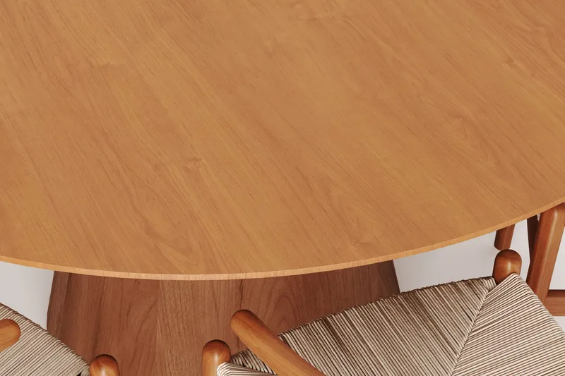 Siena spisegruppe rund 150 cm Eg med 6 Dastoori spisestole - Eg - Møbler - Borde - Spisebordssæt