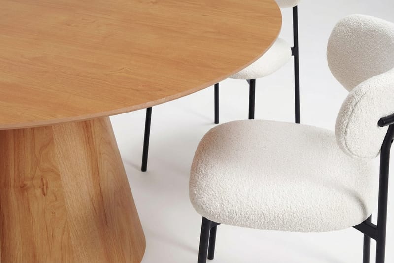 Siena spisegruppe rund 150 cm eg med 6 Lucy spisestole - Eg - Møbler - Borde - Spisebordssæt