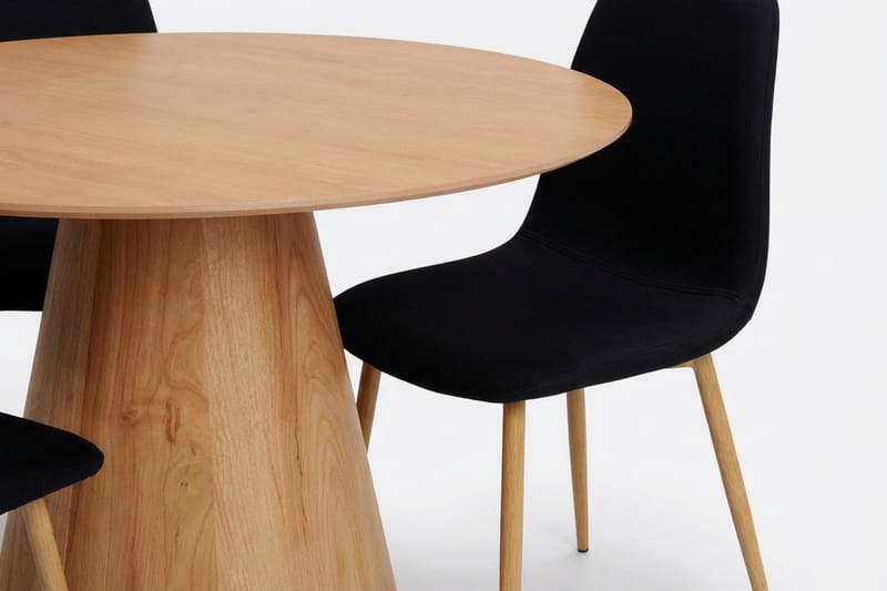 Siena spisegruppe rund 150 cm eg med 6 Nibe spisestole - Eg - Møbler - Borde - Spisebordssæt