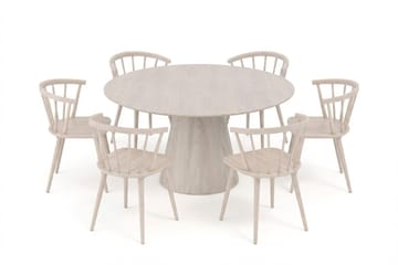 150 cm - Sortbejdset eg