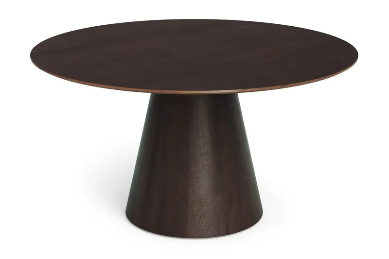 Siena spisegruppe rund 150 cm røget eg med 6 Nibe spisestole - Røget eg - Møbler - Borde - Spisebordssæt