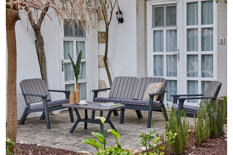 Silva Sofabord 90 cm - Antracit - Havemøbler - Balkon - Balkonmøbler - Altanborde