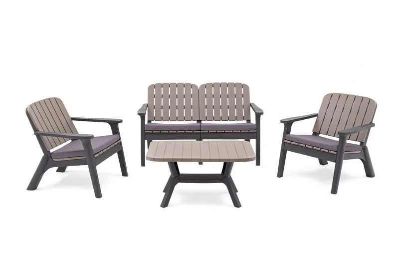 Silva Sofabord 90 cm - Antracit - Havemøbler - Balkon - Balkonmøbler - Altanborde