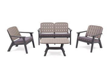 Silva Sofabord 90 cm - Antracit - Havemøbler - Balkon - Balkonmøbler - Altanborde