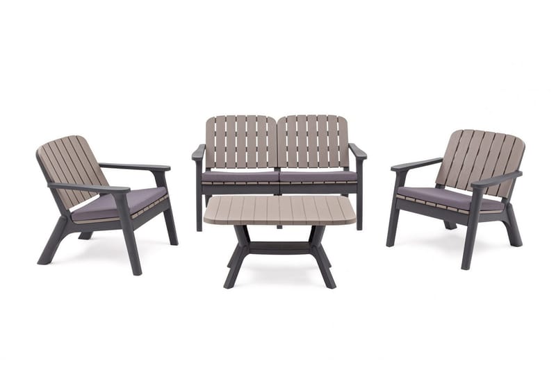 Silva Sofabord 90 cm - Antracit - Havemøbler - Balkon - Balkonmøbler - Altanborde