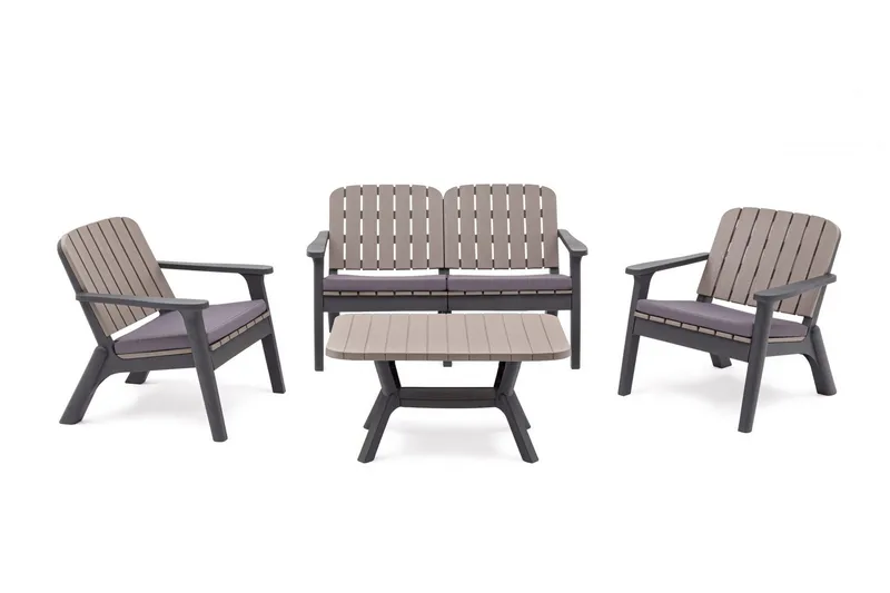 Silva Sofabord 90 cm - Antracit - Havemøbler - Balkon - Balkonmøbler - Altanborde