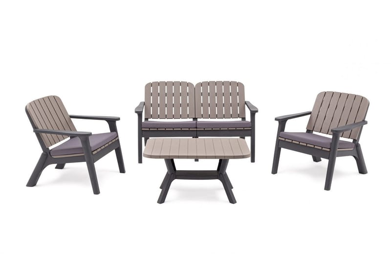 Silva Sofabord 90 cm - Antracit - Havemøbler - Balkon - Balkonmøbler - Altanborde