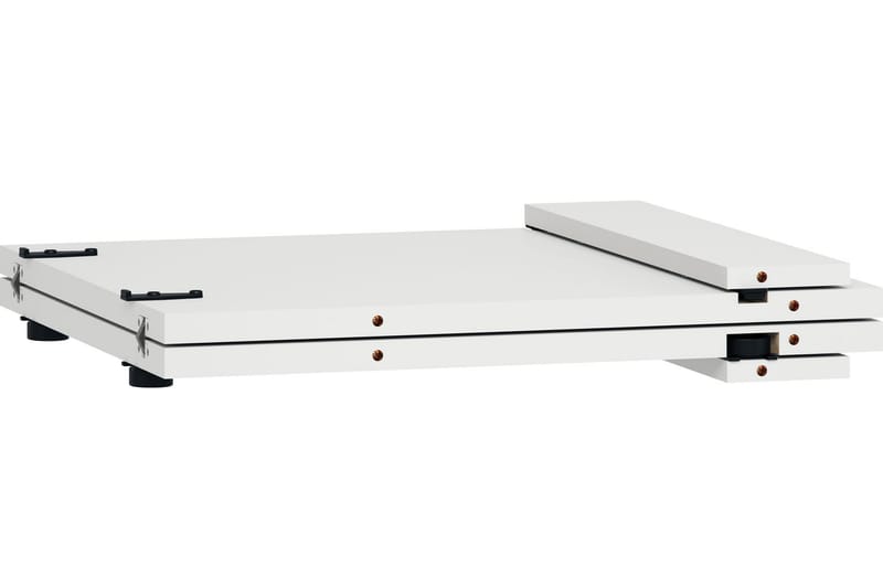 Simple Sammenfoldelig Spisebord Hvid - VOX - Spisebord og køkkenbord - Semmenfoldeligt bord
