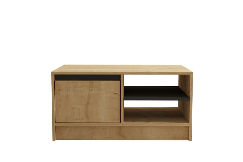 Sirek Sofabord 90 cm - Brun/Eg/Antracit - Møbler - Borde - Sofabord