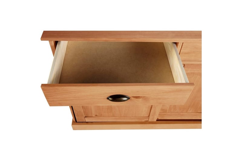 Skænk Harry 115x40x85 cm, Bejdset/Voks - 115x40x85 cm, Bejdset/Voks - Opbevaring - Opbevaringsmøbler - Skænke & sideboards